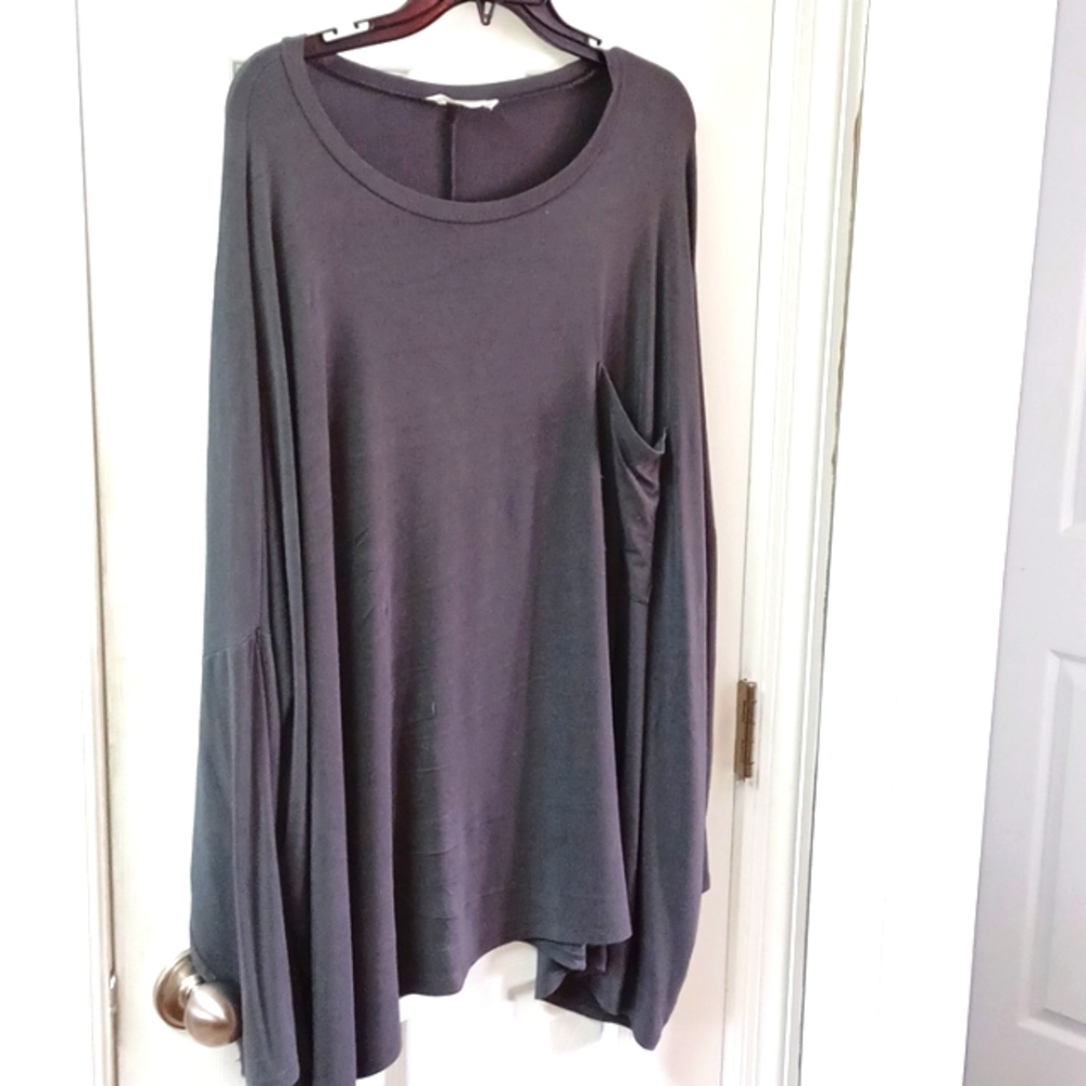 Zenana Gray Tunic